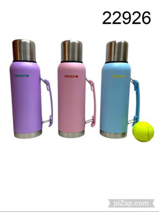 Imagen de TERMO DE ACERO TERMICO TRENDY 1 LTRO EN CAJA 5.25
